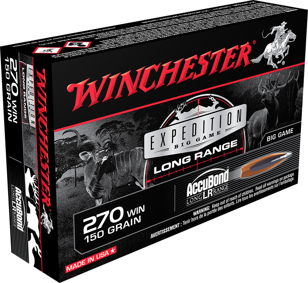 .270WIN Winchester Long Range Expedition 150gr Accubond- 20 Rounds