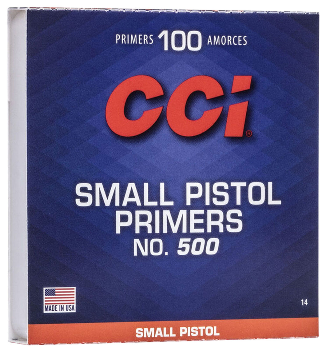 CCI 500 Small Pistol Primers-100 Count