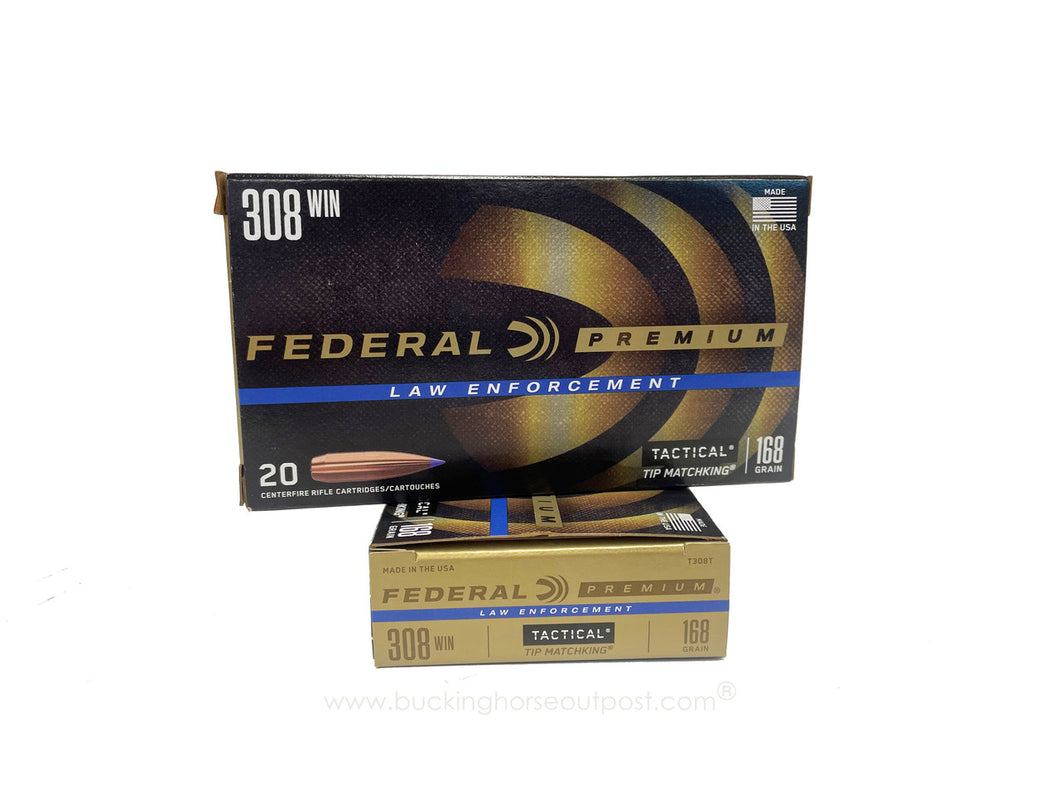 .308WIN Federal Premium LE 168gr Sierra TTMK - 20 Rounds