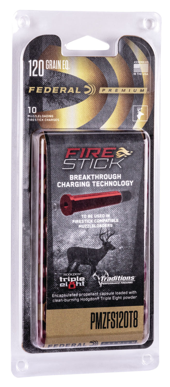 Fire Stick 50 Cal Muzzleloader Powder 120gr - 10 Pack