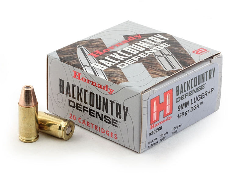 9MM Hornady Backcountry H.P. - 25rds