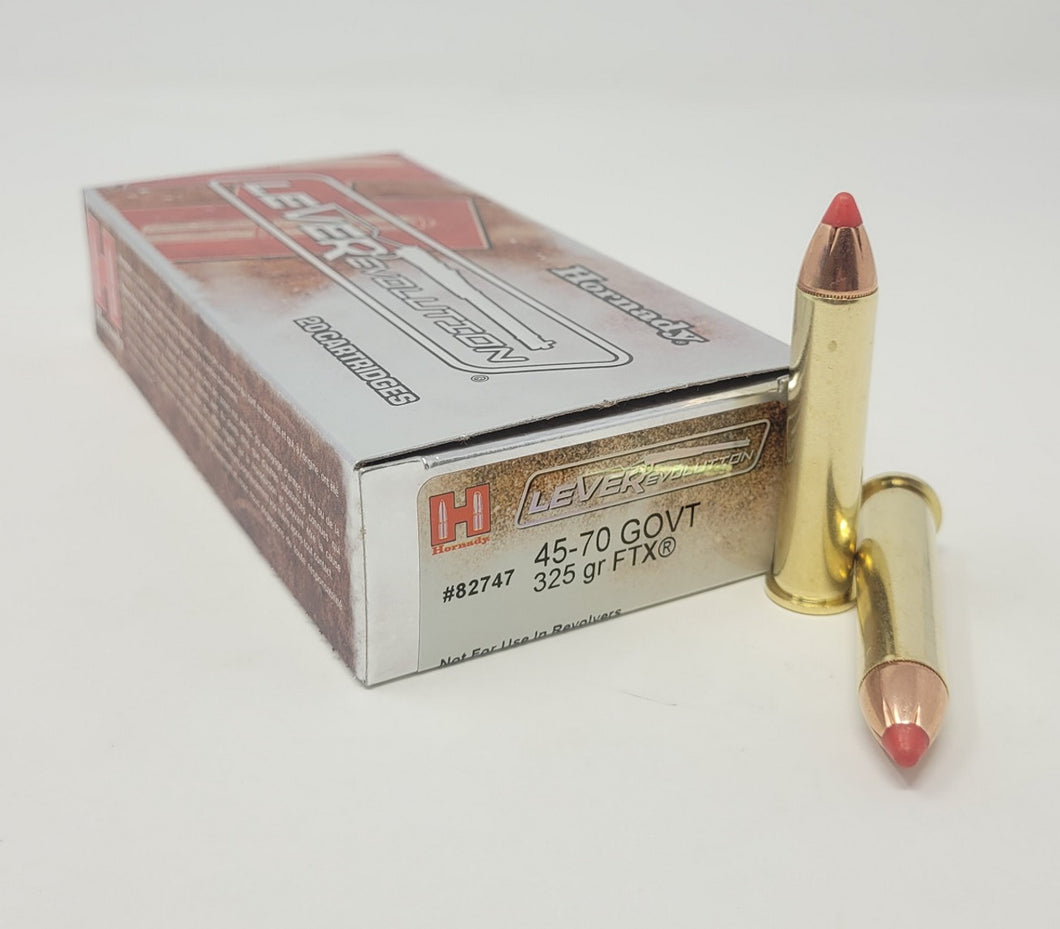 .45-70 Hornady 325gr FTX - 20 Rounds