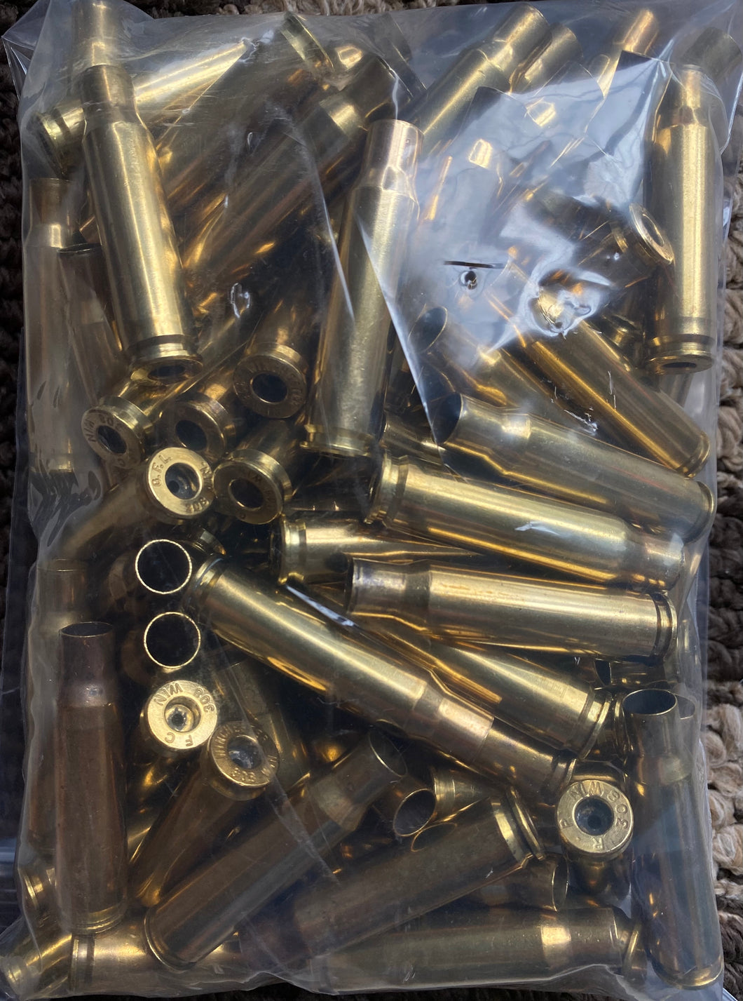 50 pieces .308 Range Brass Cleaned/Deprimed