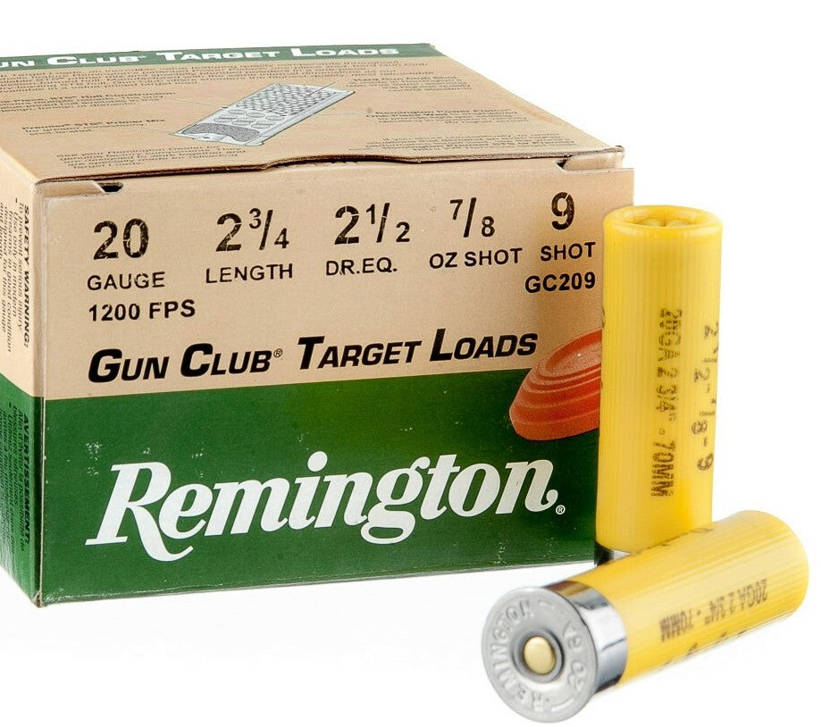 20GA Remington 9 Shot - 25 Rounds