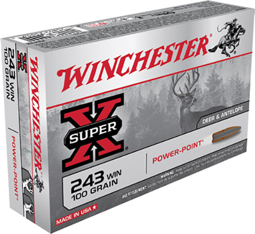 .243WIN Winchester 100gr Power Point - 20 Rounds