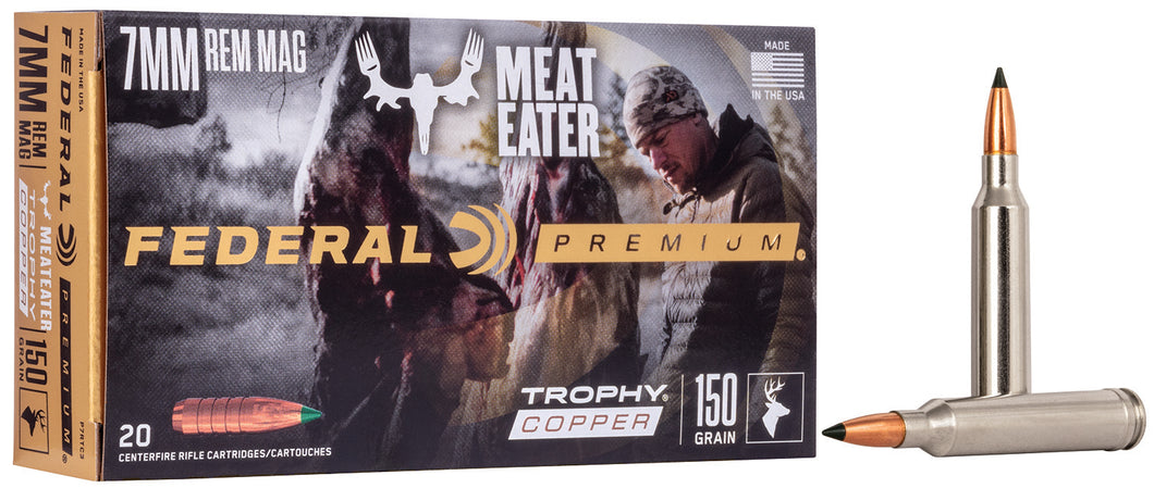 7MM Rem Mag Federal Premium 150gr Trophy Copper - 20 Rounds
